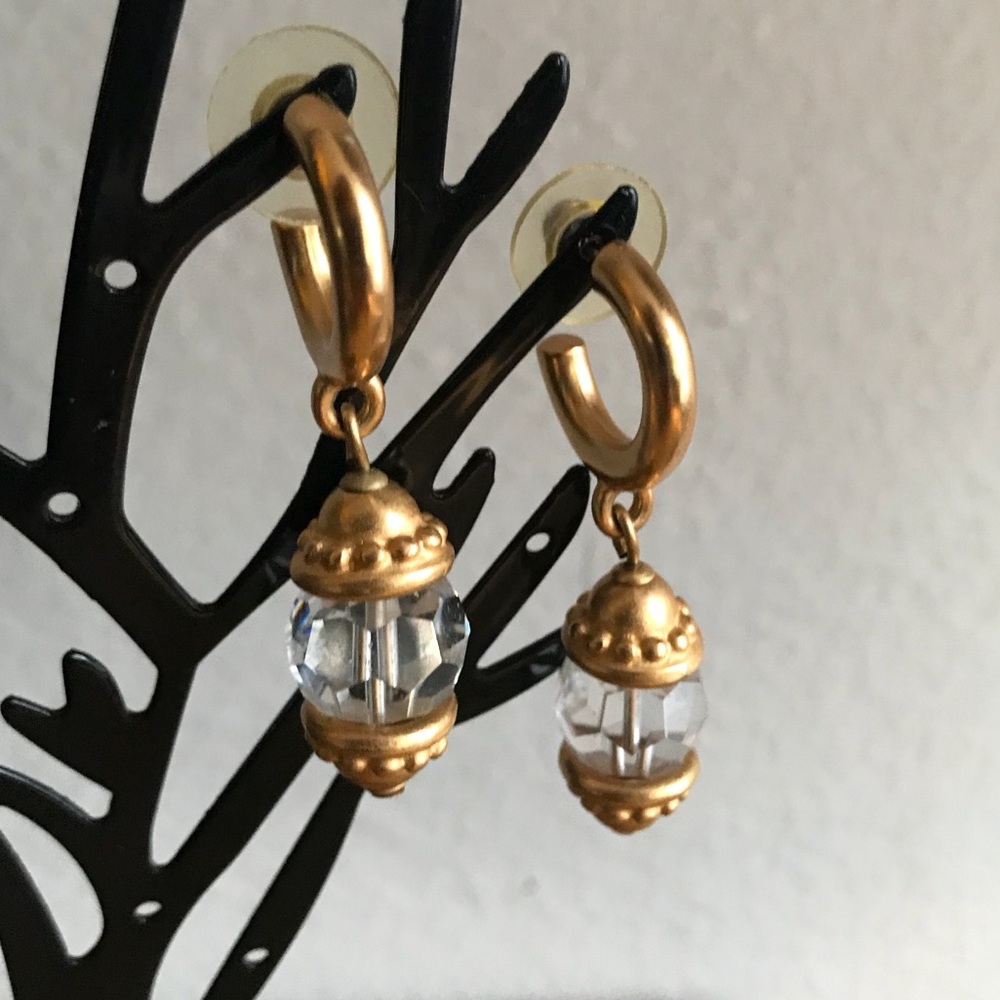 Vintage Drop Gold Hardware Earrings